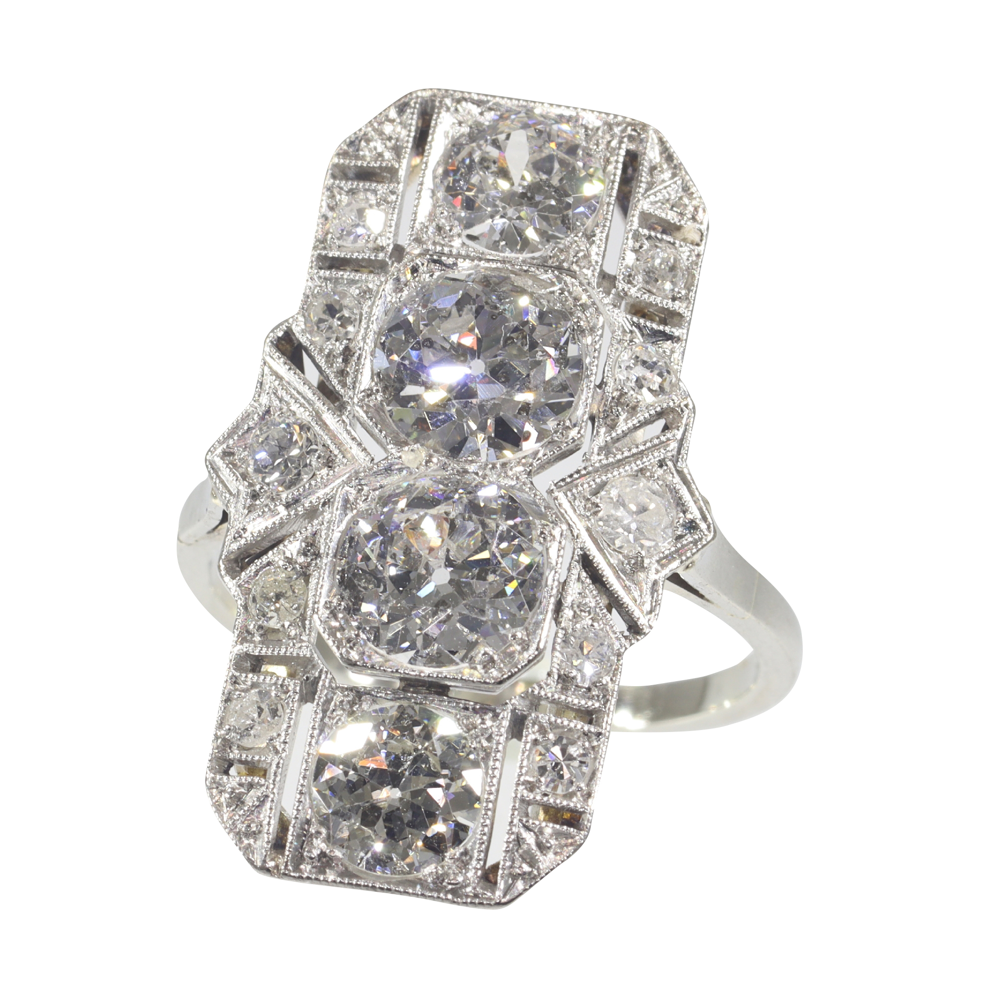 Deco Romance: A 1930's Diamond Ring